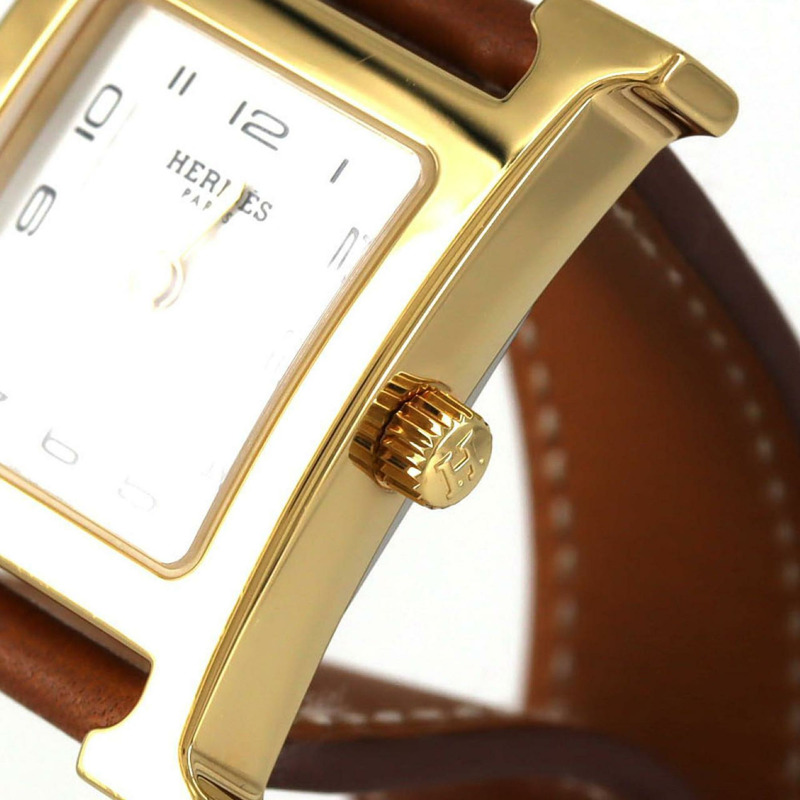 愛馬仕 H Watch Double Tour GP HH1.201 石英腕錶-2