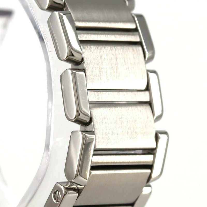 卡地亞 Tank Française SM W51008Q3 不鏽鋼石英錶-4