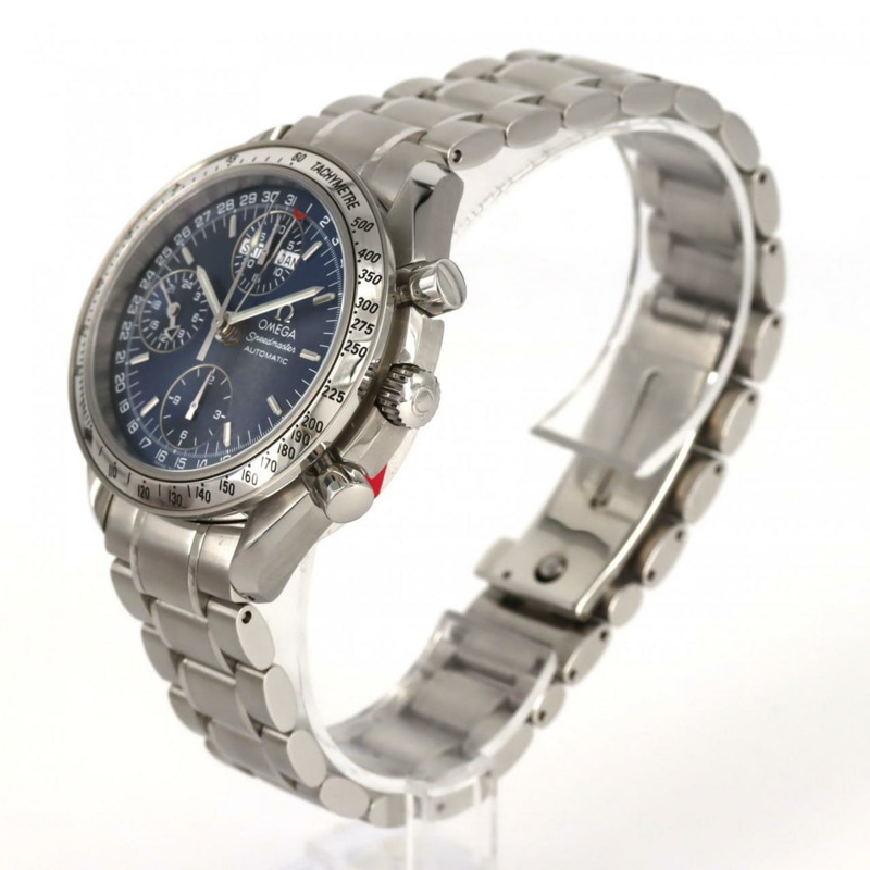 歐米茄超霸系列星期日曆型3523.80不鏽鋼自動腕錶-1