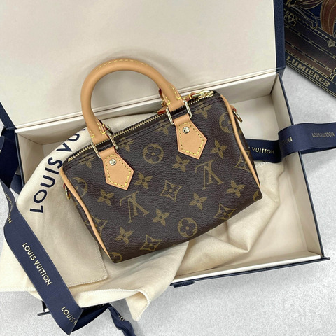 LOUIS VUITTON Monogram Nano Speedy M81085