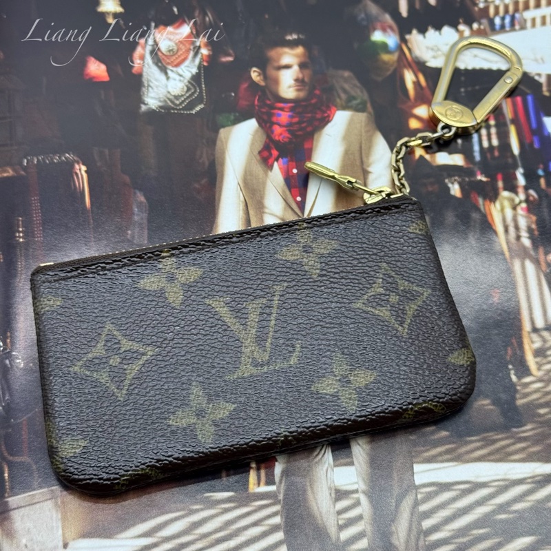 LOUIS VUITTON LV Monogram 經典鑰匙零錢包-4