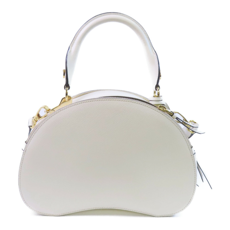 PRADA 牛皮皮革2Way Shoulder Bag金扣手挽肩背兩用袋-1