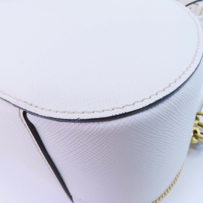 PRADA 牛皮皮革2Way Shoulder Bag金扣手挽肩背兩用袋-8
