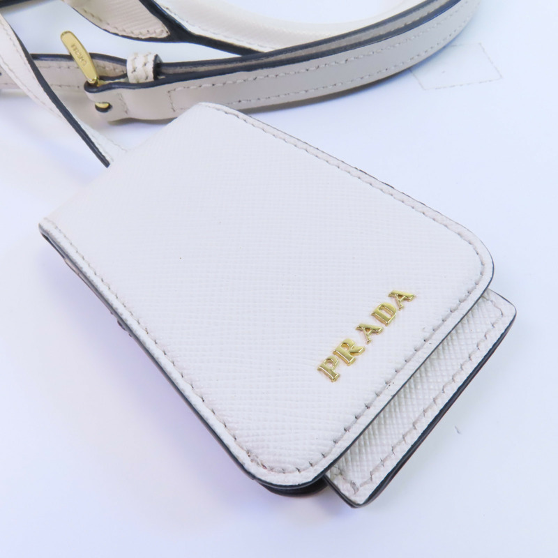 PRADA 牛皮皮革2Way Shoulder Bag金扣手挽肩背兩用袋-12