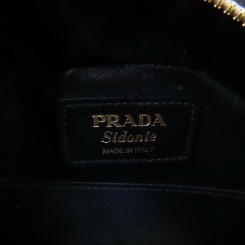PRADA 牛皮皮革2Way Shoulder Bag金扣手挽肩背兩用袋-14