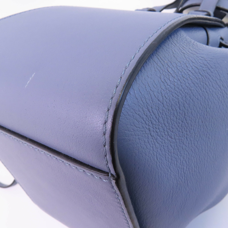 LOEWE 牛皮皮革Hammock Mini肩背袋-8