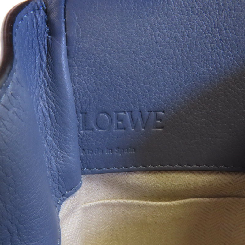 LOEWE 牛皮皮革Hammock Mini肩背袋-12