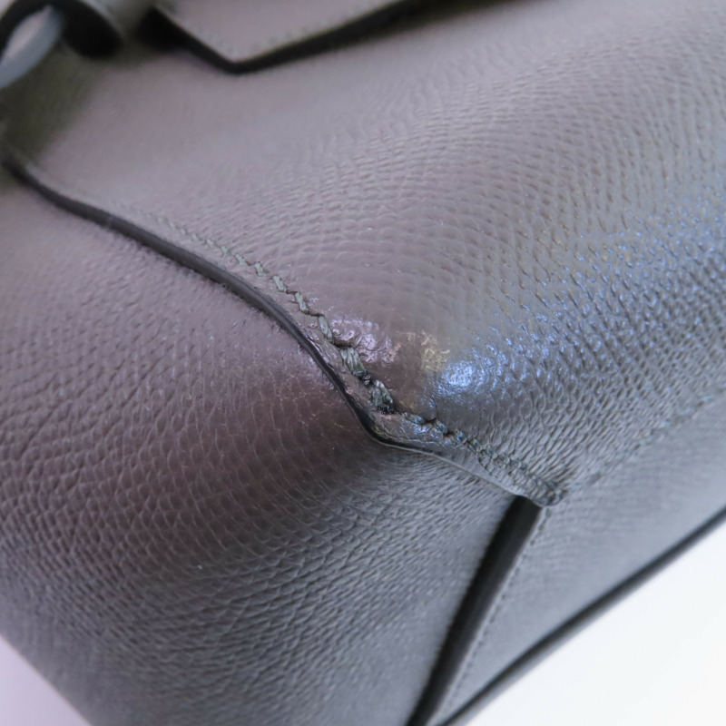 CELINE 牛皮皮革Micro Belt Bag金扣手挽肩背兩用袋-5