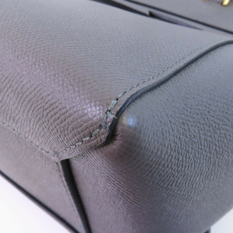 CELINE 牛皮皮革Micro Belt Bag金扣手挽肩背兩用袋-8