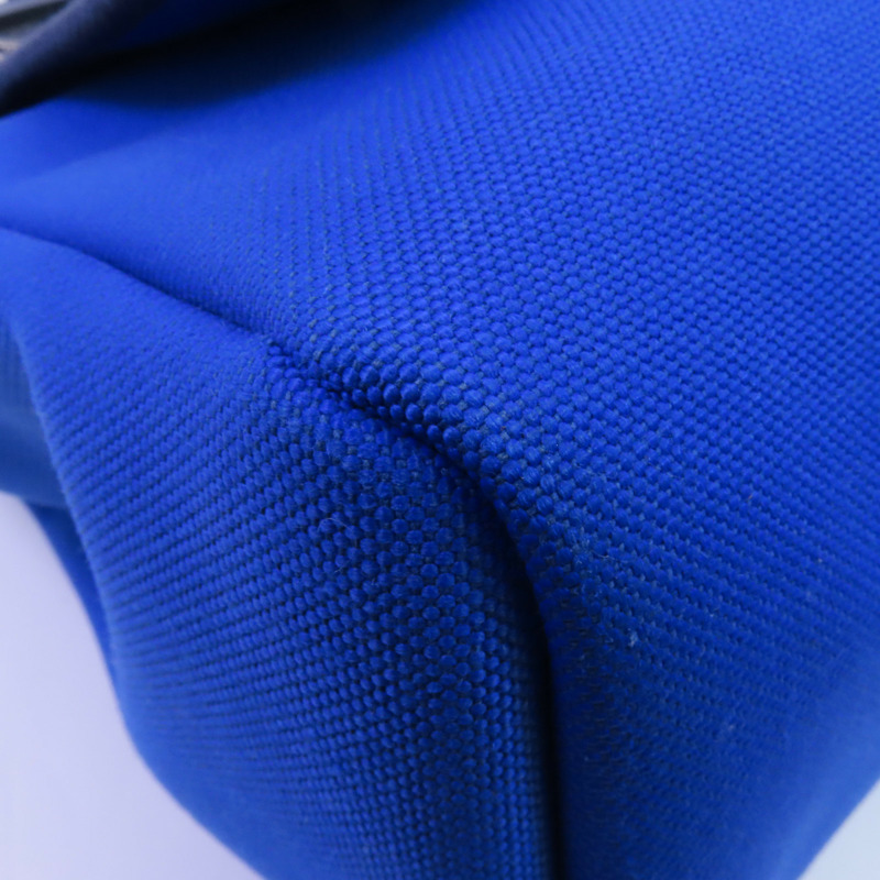 HERMES Toile H帆布Herbag PM銀扣手挽肩背兩用袋-7