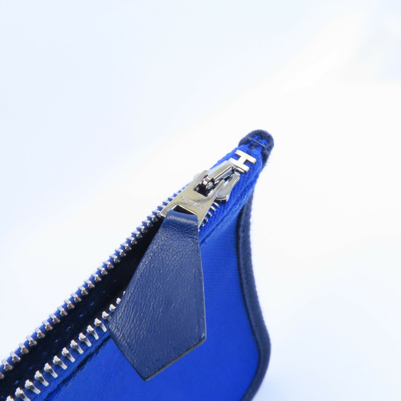 HERMES Toile H帆布Herbag PM銀扣手挽肩背兩用袋-14