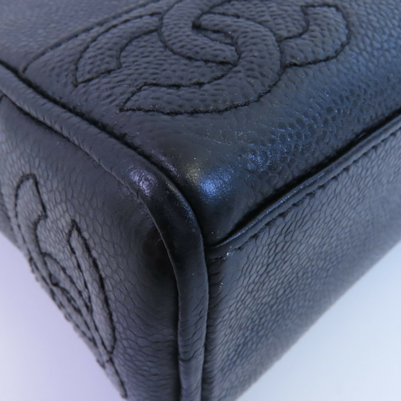 CHANEL 牛皮皮革Vintage Bag金扣鏈帶肩背袋-8