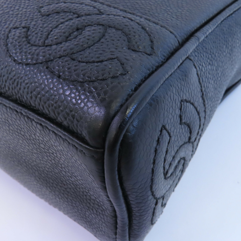 CHANEL 牛皮皮革Vintage Bag金扣鏈帶肩背袋-9