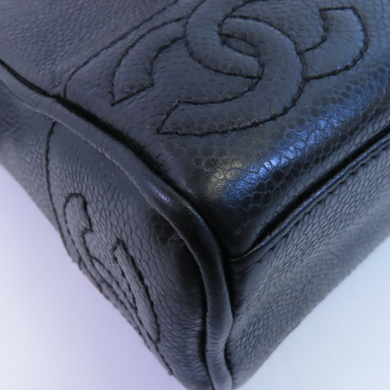 CHANEL 牛皮皮革Vintage Bag金扣鏈帶肩背袋-10