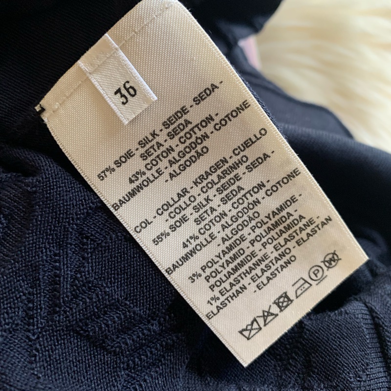 愛馬仕豬鼻針織上衣黑-4