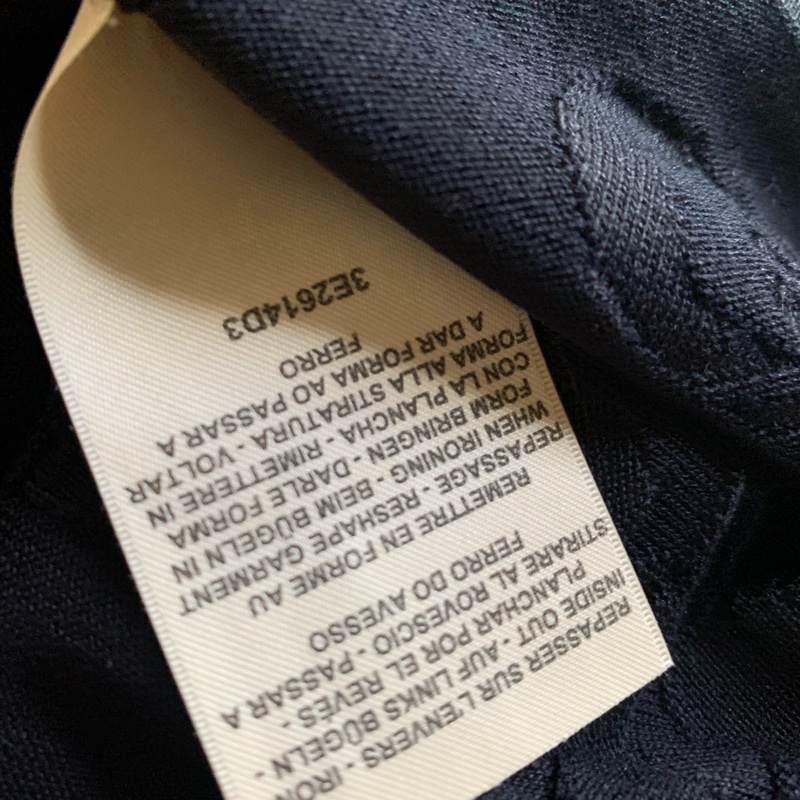 愛馬仕豬鼻針織上衣黑-5