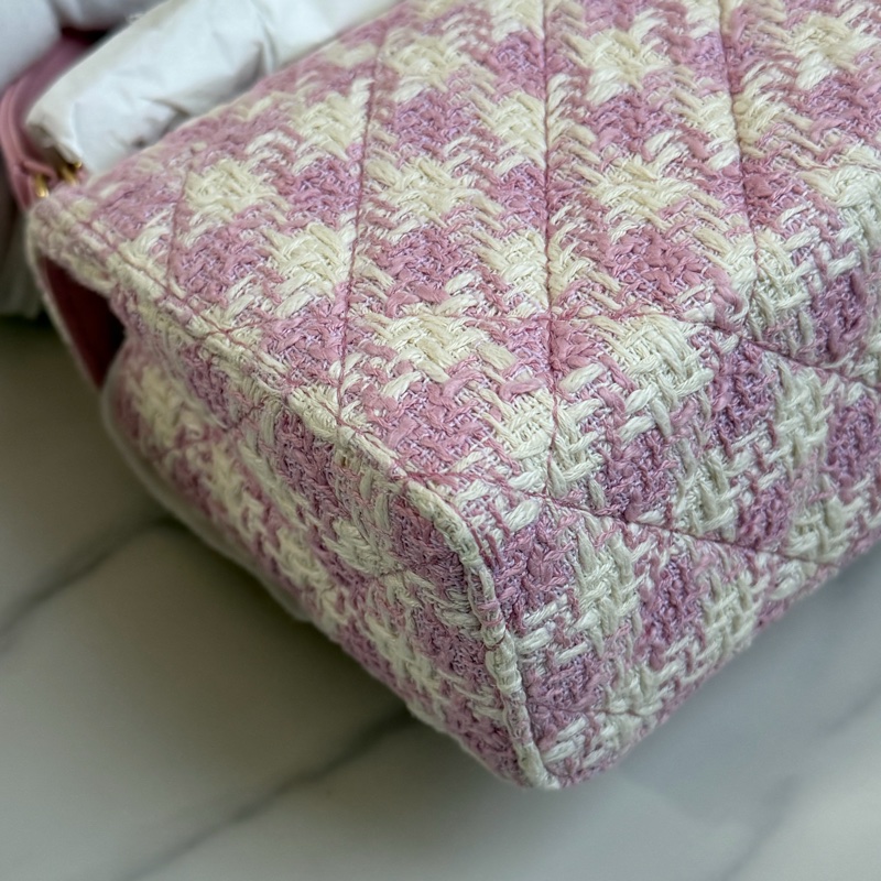 🎆迎新年只要$130,000香奈兒 23S毛倪手柄盒子包 全新晶片款#全市場唯一款-16