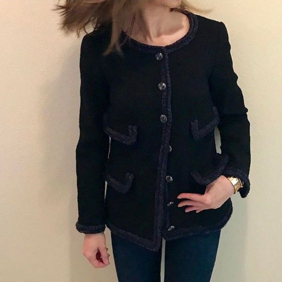 Chanel 經典軟泥四口袋外套-6