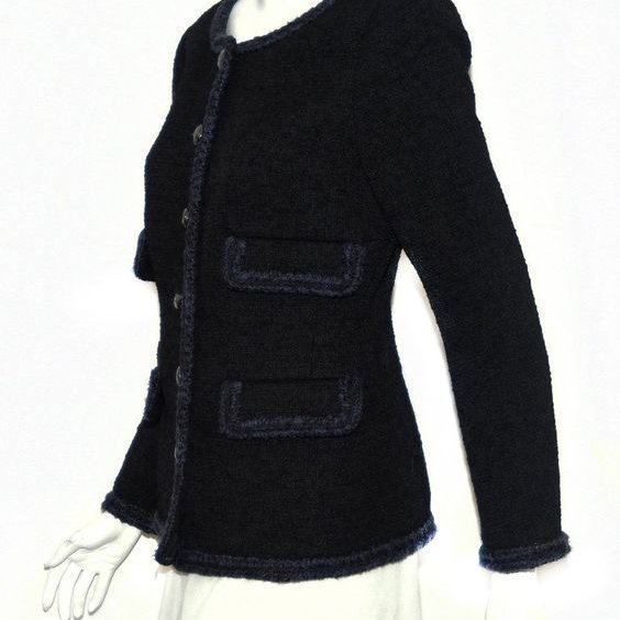 Chanel 經典軟泥四口袋外套-11