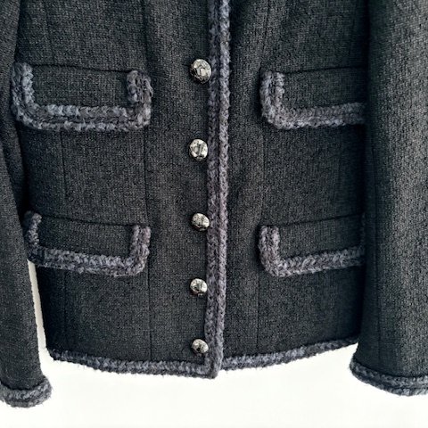 Chanel 經典軟泥四口袋外套-14