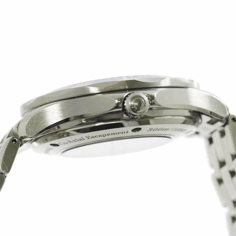 歐米茄海馬系列專業300公尺GMT腕錶 2535 80 男士腕錶，附日期顯示，海軍藍錶盤，自動機械錶-4