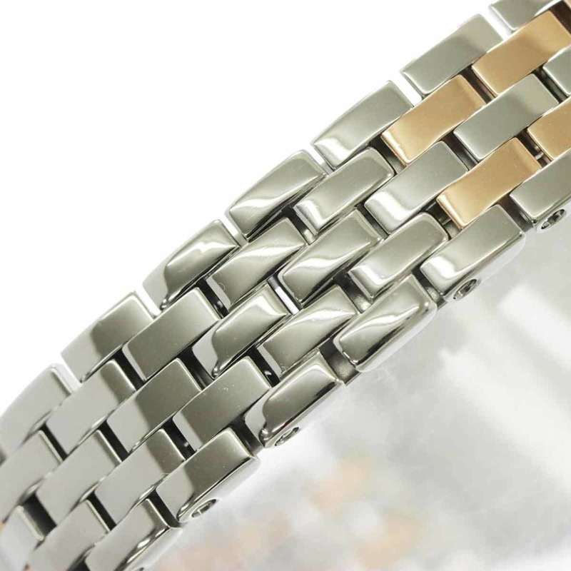 卡地亞 Santos Demoiselle SM 雙色腕錶 W25074Y9 女士粉紅錶殼鍍金石英錶-7