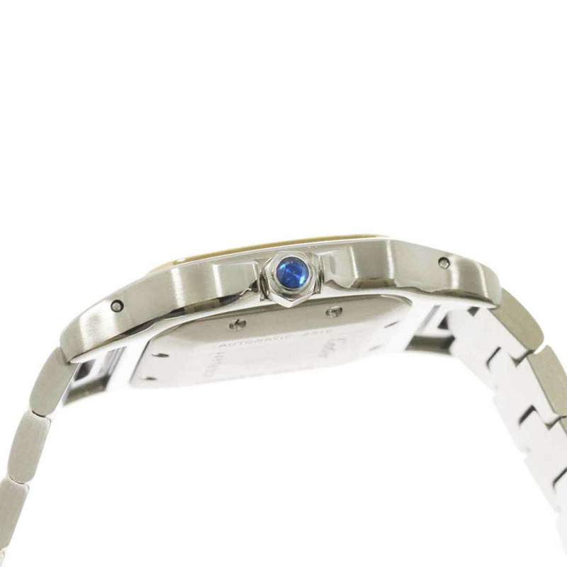 卡地亞 Santos Galbee LM 雙色 W20041C4 男士腕錶,18K 黃金材質,自動上鍊機芯-4