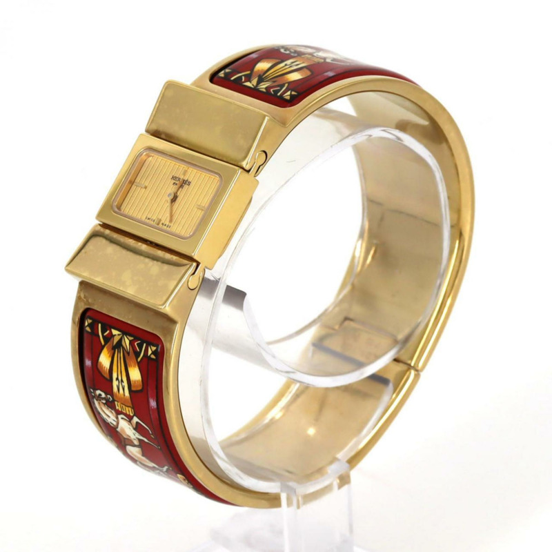 Hermès Roquet 琺瑯 GP LO1.201 石英腕錶-1