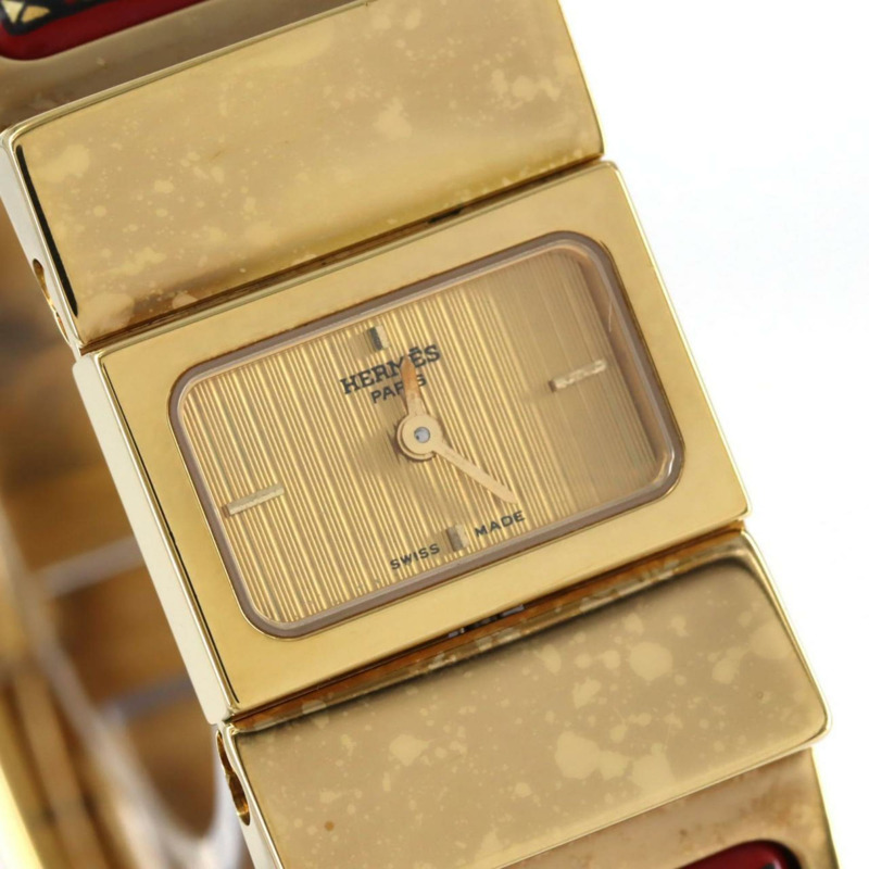 Hermès Roquet 琺瑯 GP LO1.201 石英腕錶-2