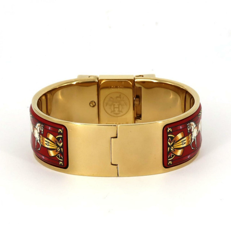 Hermès Roquet 琺瑯 GP LO1.201 石英腕錶-7