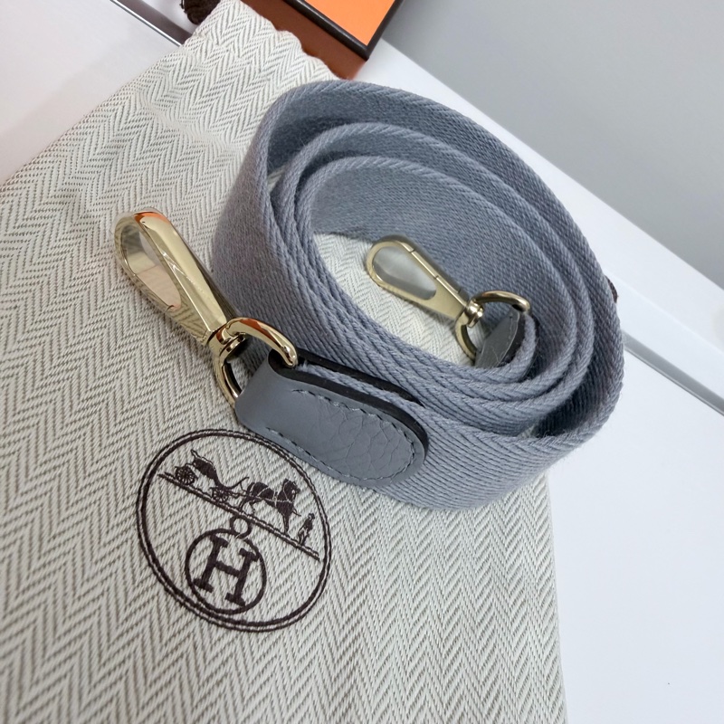 愛馬仕 mini Evelyne 木偶灰金釦-2