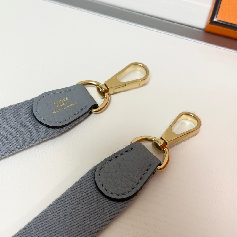 愛馬仕 mini Evelyne 木偶灰金釦-12