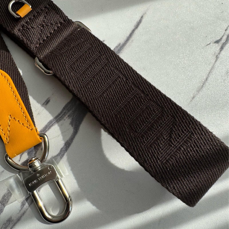 Lv花紋黃邊keepall25手提兩用包 超經典-30