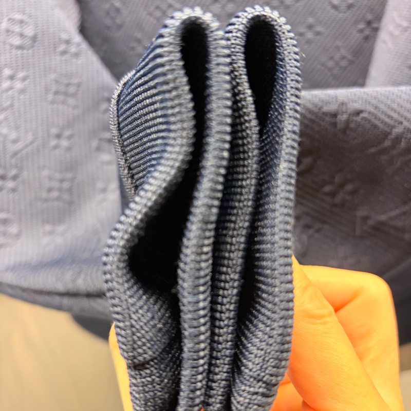 Louis Vuitton 全新 深藍色 暗紋 浮雕 老花 外套-19