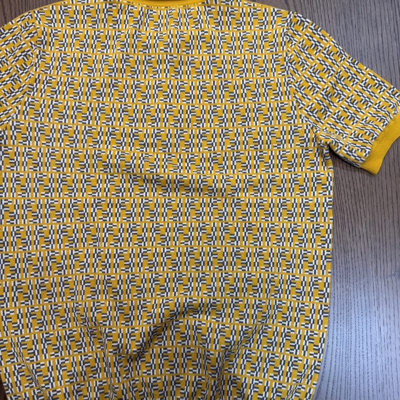 Fendi 特殊老花羊毛針織polo衫-3