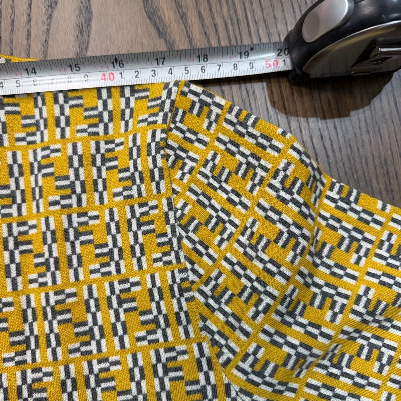 Fendi 特殊老花羊毛針織polo衫-4