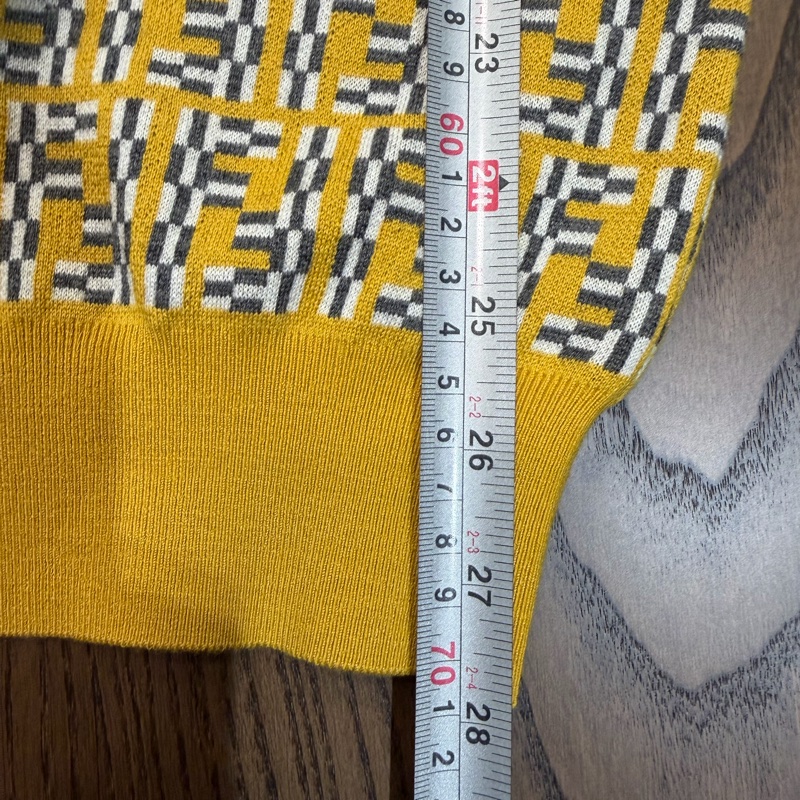 Fendi 特殊老花羊毛針織polo衫-6