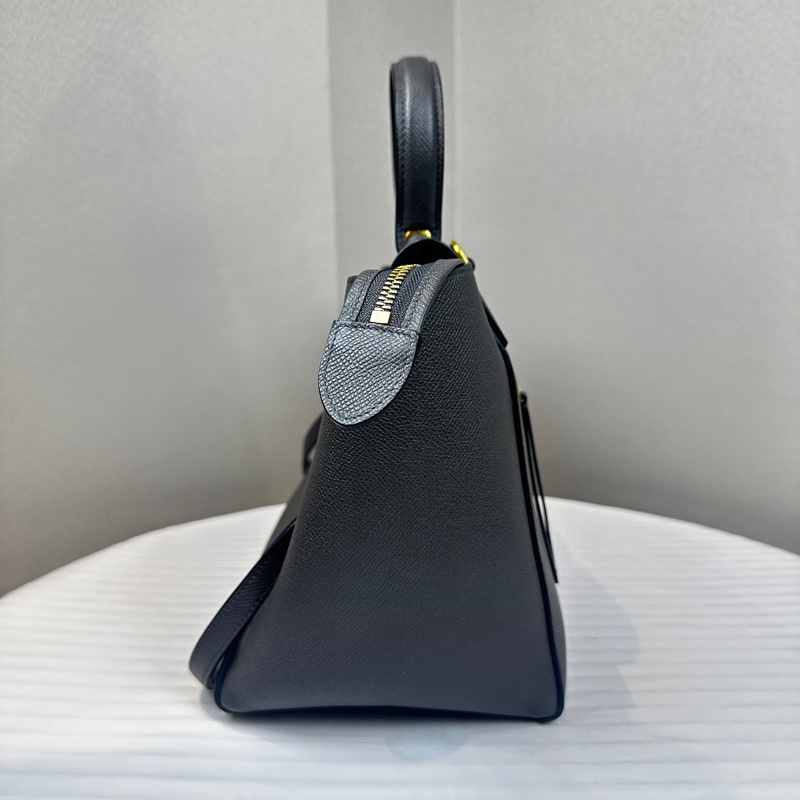 賽琳/Celine Belt Bag 大號大象灰牛皮鯰魚包28x16x24cm-2