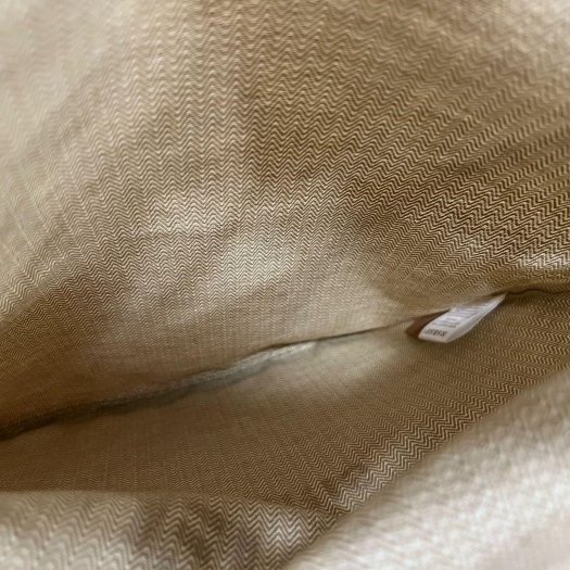 東區正精品㊣HERMES Aline 全新愛馬仕米色帆布拼焦糖皮革扁式肩背斜背包 K刻 RZ6150-2