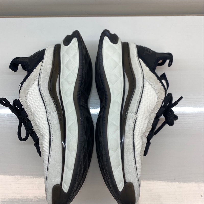 99新CHANEL香奈兒22s黑白熊貓運動鞋37.5碼 爆款,黑白配色-2