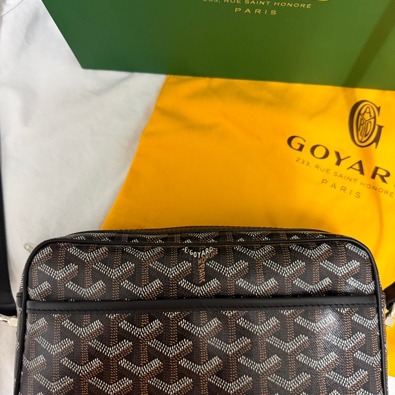 Goyard CAP-VERT PM [限時降價] 近全新正品 黑色經典老花相機包-5