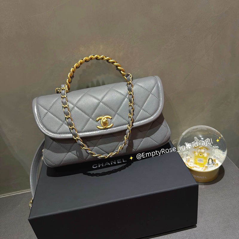 Chanel Co Co handle 23 🐦 flap bag with top handle-1