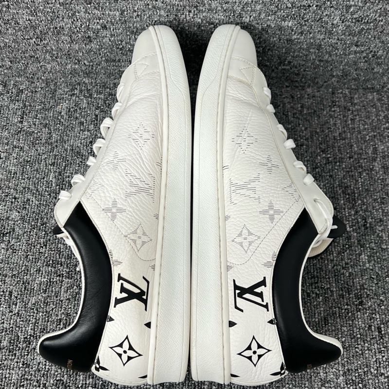 LV白色老花板鞋43碼-6