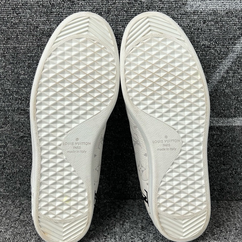 LV白色老花板鞋43碼-7