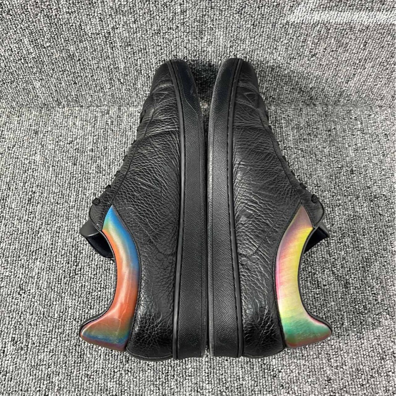 lv黑色老花壓花板鞋@42碼-6