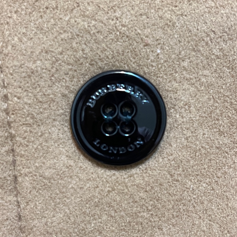 Burberry卡其色修身雙排扣羊毛短大衣 ITA 36碼-10