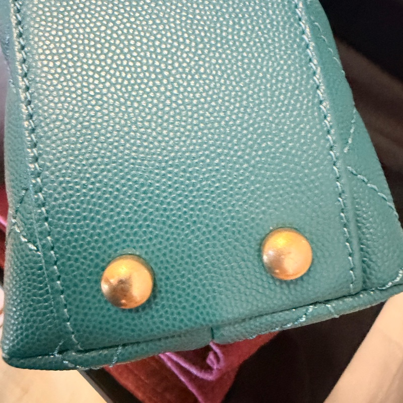 Chanel Coco Handle Small 荔枝牛皮寶石綠色（不包twilly）-22
