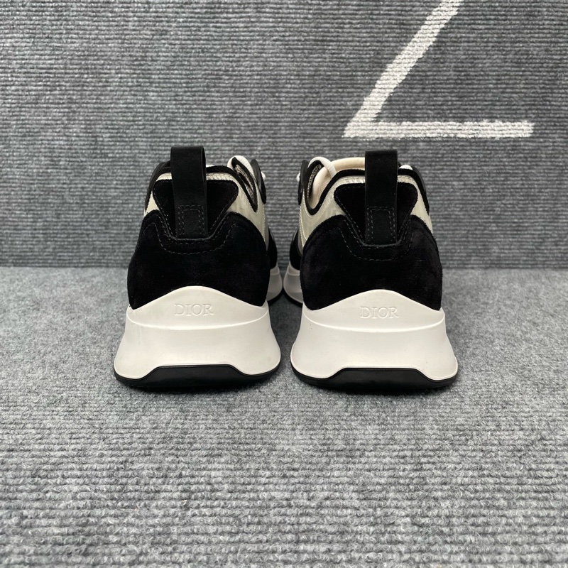 Dior 黑白色麂皮網面運動鞋42碼-2
