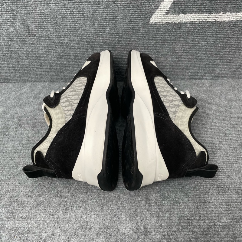 Dior 黑白色麂皮網面運動鞋42碼-5