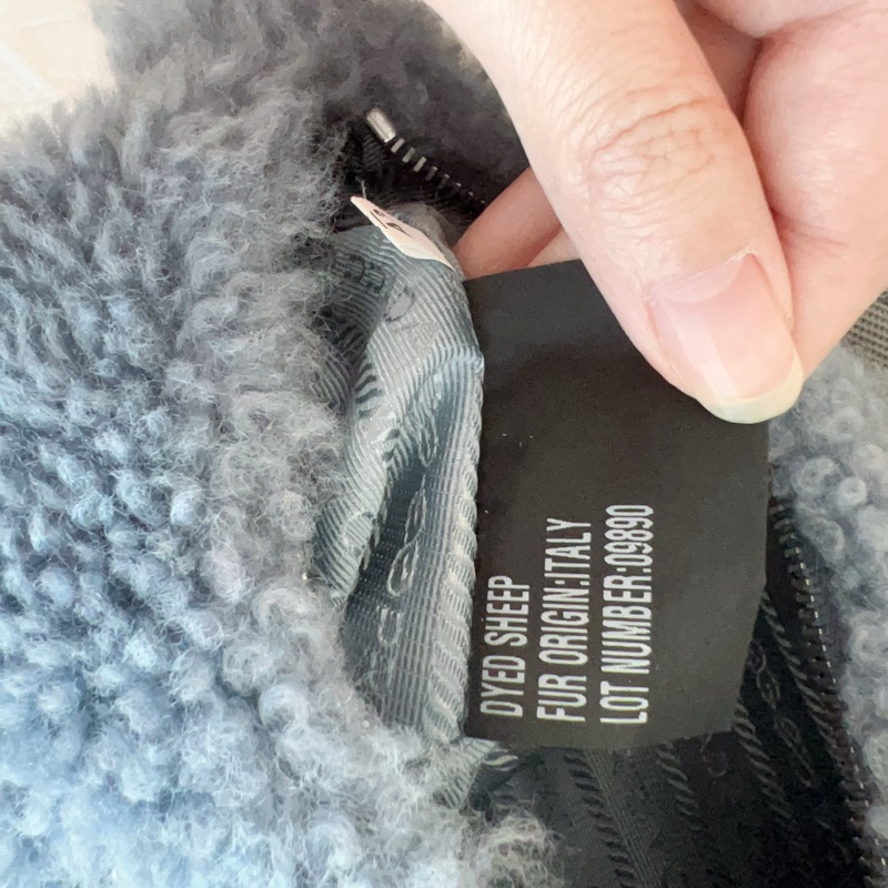 ෆ Prada 絨毛hobo腋下包-20